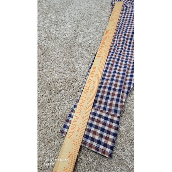 Wrangler Shirt Mens XXL Red Blue Plaid Western Pearl Snap Long Sleeve Cowboy - Picture 8 of 9